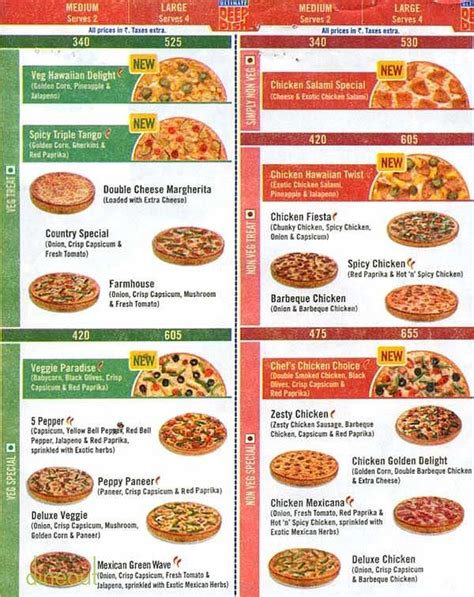 domino's pizza south hill menu|domino's menu.